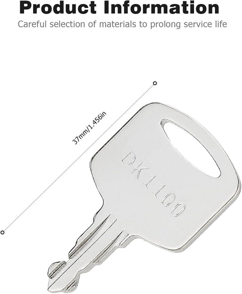 1100 1100 5-Pack Toilet Paper Dispenser Key Compatible for Tork SCA Paper Towel and Toilet Tissue Dispenser