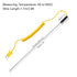Surface Thermocouple 12" Probe K Type Yellow Coiled Wire -50 to 650C for Temperature Sensor Measurement - MECCANIXITY