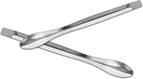15 Pcs 3 in 1 Micro Lab Spatula Stainless Steel Lab Spoon for Reagent Sampling, Mixing, Measuring 105/125/140mm Set