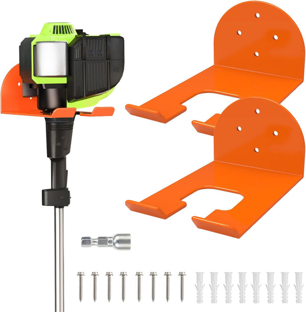 Weedeater Hanger, Heavy Duty Weed Eater Hanger Wall Mount, Garden Power Tool