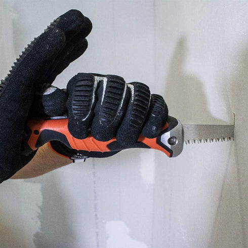 Klein Tools 31737 Folding Jab Saw, Drywall Saw with Lockback at 180 and 125 Degrees