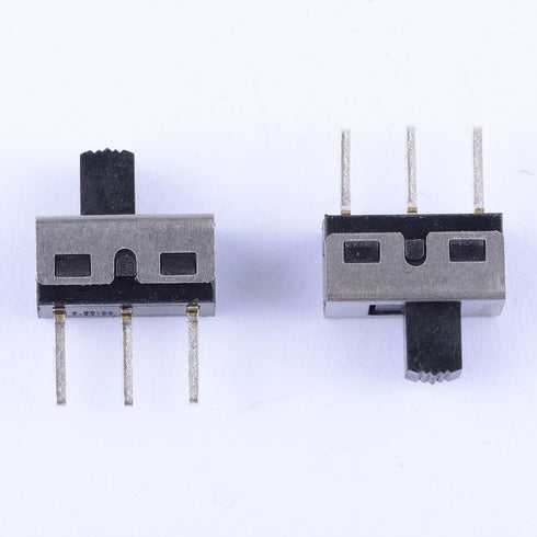 20Pcs 5mm Vertical Slide Switch High Knob 3 Pin 2 Position 1P2T SPDT Panel (Pack of 20) CYT1107