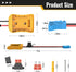 Power Wheels Adapter for Dewalt 20V Battery, Battery Conversion Kit with Fuse Holder and Wire Harness