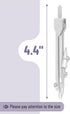 Mr. Pen Compass for Geometry - Silver Metal Drawing Compass with Extra Leads for Drafting and Math.