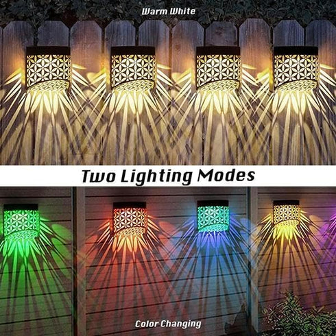 Generic 4 Pack, IP65 Solar Wall Lights Outdoor Waterproof LED Fence Deck Step Lights for Patio Yard Garden