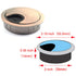 HJ Garden 1pc 2 Inch Metal Desk Grommets for Managing Wire Cord Cable Hole Cover, Zinc Alloy (Copper Red)