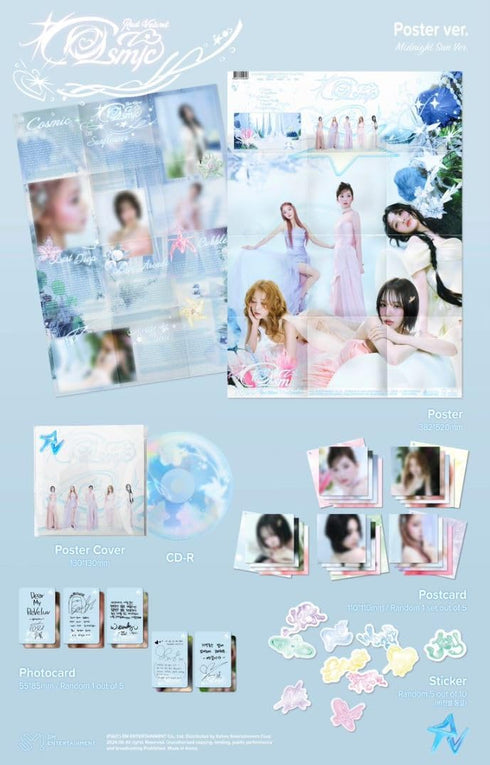 Red Velvet Cosmic Album (Poster Midnight Ver)