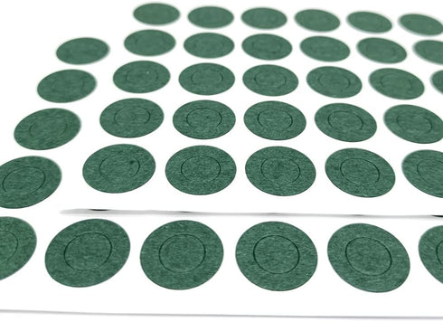 500PCS 18650 Lithium Battery Insulator Ring, Self Adhesive Hollow Paper Pad for Electrical Insulating Adhesive