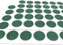 500PCS 18650 Lithium Battery Insulator Ring, Self Adhesive Hollow Paper Pad for Electrical Insulating Adhesive
