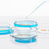 10 Pack Glass Petri Dishes, Borosilicate Glass Cell Culture Dishes with Clear Lid for Laboratory Use (60x15 mm)