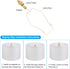 1.3" 2 Set 1/4-27 PATIKIL Tall Brass Lamp Finials Cap Knob, Threaded Lamp Screw Holder Tapped for Table and Floor Lamp