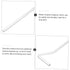 ULTECHNOVO Glass Cell Spreader, 4pcs Glass Coating Rods and Diffuser Bars for Laboratory Spreader Cell Tools