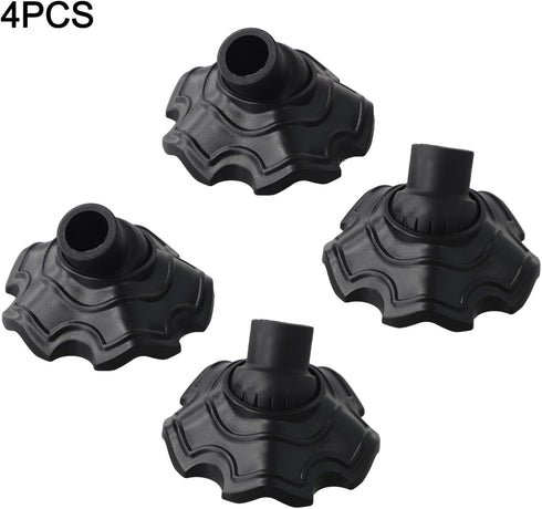 Lioaeust 4 Pack 13Mm 15Mm 16Mm Diameter(16mm) Camping Chair Leg Foot Pads, Anti-Sink Protection Mats Non-Slip Ground