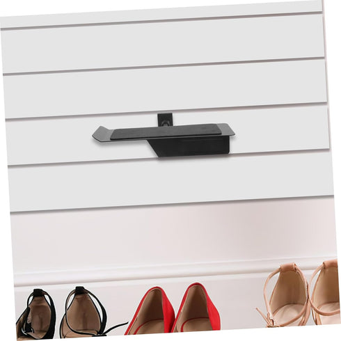 Mobestech Space-Saving Slatwall Shoe Display Rack for Stores