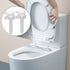 Plastic Toilet Seat Hinge Bolt Screws 2 Pack, Replacement with Nuts and Washers for Top Mount Toilet Seat