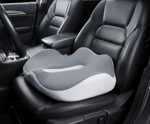Home & Travel Gear Memory Foam Seat Cushion for Office Chair & Car Ergonomic Support for Comfortable Sitting Non-Slip