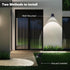 2 4 Pack) Flacchi Solar Lights Outdoor Waterproof - Lighting Modes Solar Powered Garden Yard Spot Lights for Outside