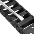 uxcell Drag Chain Cable Carrier Open Type with End Connectors, 10X30mm 1 Meter Plastic for Electrical CNC Router