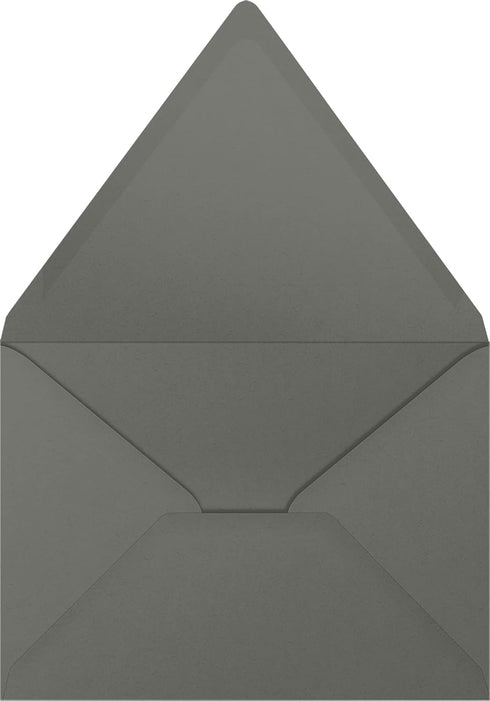 LUXPaper A7 Contour Flap Invitation Envelopes | 5 1/4" x 7 1/4" | Smoke Gray | 80lb. Text | 50 Qty