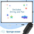MaxGear Magnetic Dry Erase White Board - 36 X 24 Inches Double Sided Wall-Mounted for School and Office