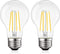 2 Pack LUXRITE Vintage A19 LED Light Bulbs, 100 Watt Equivalent, 1600 Lumens, 5000K Bright White, Dimmable