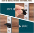 256P-ZC 14 Lenink Adjustable Pilaster Shelf Clip, Pcs Black Shelving Brackets Clips for Metal and Wood Shelving, Black