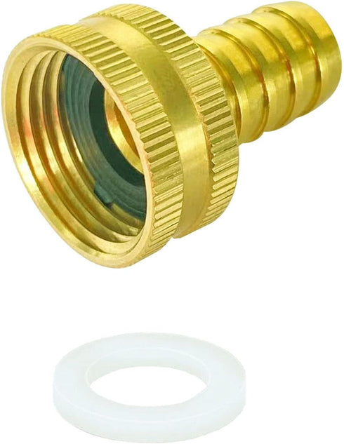 3/4'' 1/4'' 3/4" 1/4" 1 2 AOPANDA Garden hose Adapder, to ID Hose Adapter, Convert Female Hose Thread Bib to ID Tubing