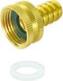 3/4'' 1/4'' 3/4" 1/4" 1 2 AOPANDA Garden hose Adapder, to ID Hose Adapter, Convert Female Hose Thread Bib to ID Tubing