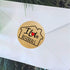 House Shaped I Love Referrals Sticker, 1.5" - Natural Brown Kraft Real Estate Agents Supplies, 504 Round Labels