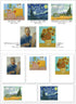 Pigment & Hue Sticky Note Tabs | 5 Piece Set, 50 Sheets per Pad, 250 Sheets Total (Vincent Van Gogh Designs)