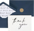 AZAZA 50 Bulk Thank You Cards with Envelopes 4x6, Navy Blue Thank