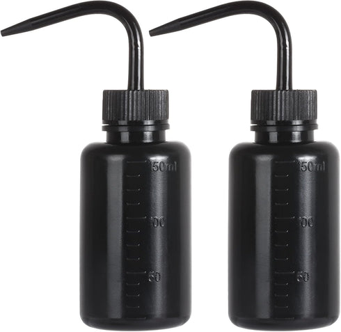 Oubest 2pcs Small Squeeze Bottles 150ml 5oz Wash Bottle Ldpe Plastic Squirt