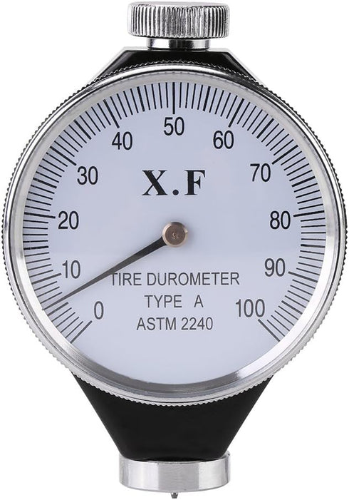 Hardness Tester Meter Durometer, Rubber Tire Durometer Hardness Tester Meter Shore Type A/O/D Dial Value 0-100 Degrees