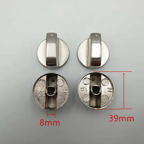 XIAHIOPT 4Pcs Stove Cooker Knob Burners Control Knob Heavy Duty Metal Cooktop Control Knob For Cookware Stove Ovens