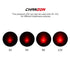 5 8mm 5mm 12V Bulb Chanzon pcs Panel Mount + LED Colored Red Pilot Diode Light (Diffused Round Lens) Universal Flush