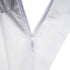 30203 Microporous Disposable Coveralls - Protective Hooded Suit for Chemical Industrial, X-Large, White