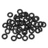Othmro 50Pcs Nitrile Rubber O-Rings, 0.11inch Wire Dia, 0.47inch OD, NBR Rubber Washers for Oil or Air Sealing Black