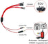 Ldbuejiaja 8 Automotive Jumper Cable Wiring Harness Suitable for Multimeter Oscilloscope Signals Testing Channel