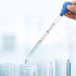 2Pcs Glass Dropper Pipettes - Graduated Lab Pipettes with Big Rubber Hat and Cleaning Brush for Liquid Transfer