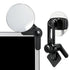FEUNLEM Clip On Mirror for Computer Monitor & Laptop, Convex Rear View Mirror