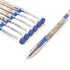 Gel Ink Pen Set, Extra Fine Point 0.35mm Blue Liquid Rollerball Pens, 12 Pcs/Set, Quick Drying