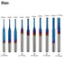 20pcs 1/8" Set, Dia.1/32"-1/8" Inch ASNOMY End Mills CNC Spiral Router Bits, Shank CNC Cutter Milling Carving Bit Nano
