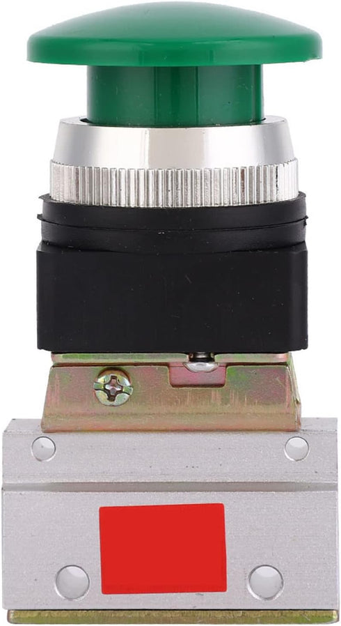Push Button Pneumatic Mechanical Valve, Aluminum Alloy Body, Compact and Lightweight Structure, Compressed Air