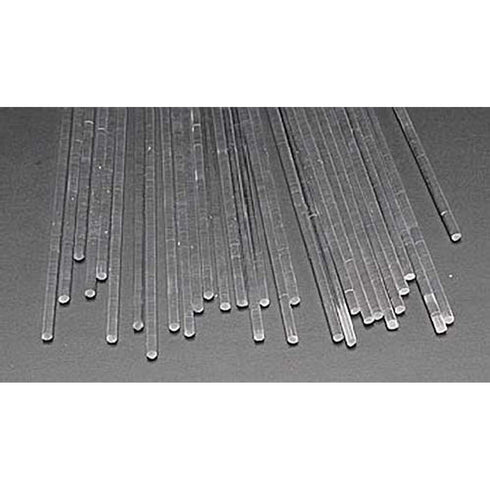 Plastruct AR-4H Clear Rod, 1/8" x 30" PLS90292 Plastic Building Supplies