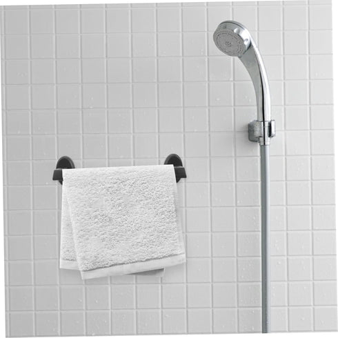 Ciieeo Wall Mounted Slipper Holder No Punching Shoe Rack for Bathroom Towel Bar Space Saving Organizer for Shoes