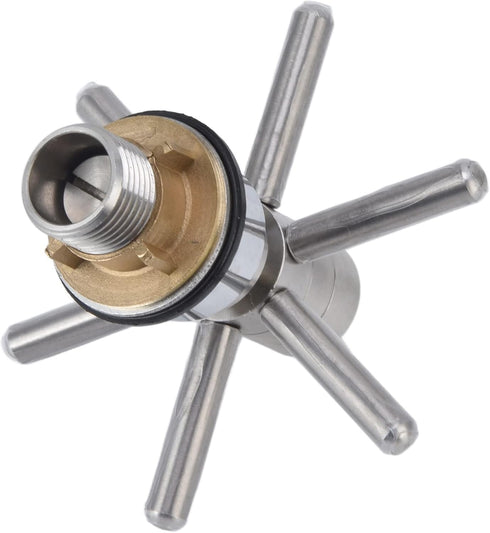 Sink glass rinser, stainless steel kitchen cup washer with star shaped base, for bar restaurant coffee shop home milk
