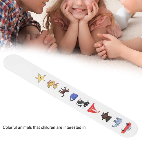 Check Vision Tester Stick, ANGGREK Kids Fixation Stick with Colorful Animal Patterns, Waterproof Coating Eye Test