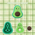 Avocado Erasers, 3D Mini Fruit Erasers, 4Pcs Cute Pencil Erasers for Kids and School Supplies