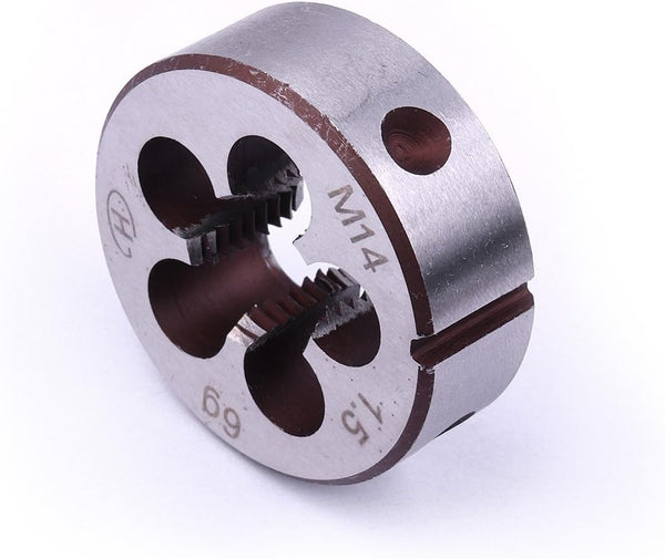 ATOPLEE M14 Metric Right Hand Thread Die, M14 X 1.5mm, 1pc