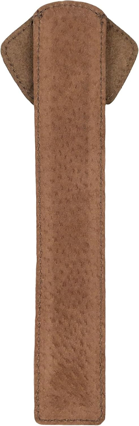 Hide & Drink Handmade Dog Bookmark from Full Grain Leather (Bourbon Brown)